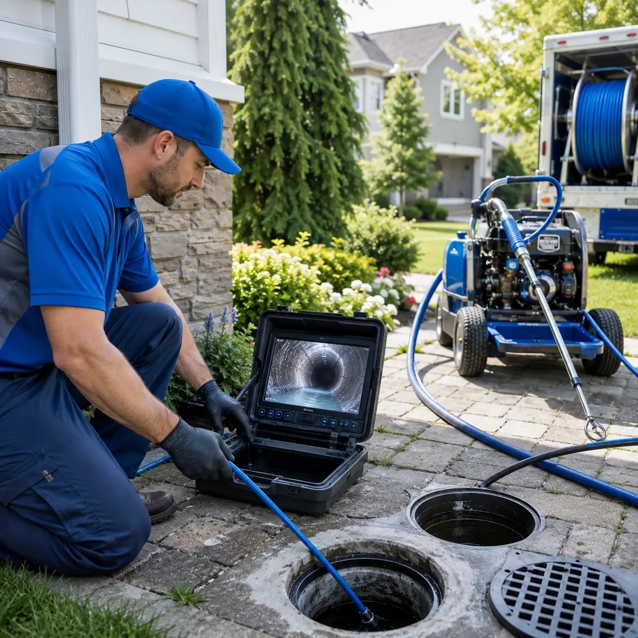 Outdoor drain cleaning professionals serving Oxford Junction, IA