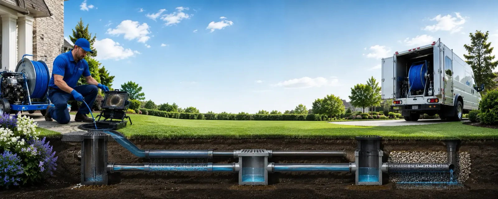 Outdoor drain cleaning information for Oxford Junction, IA